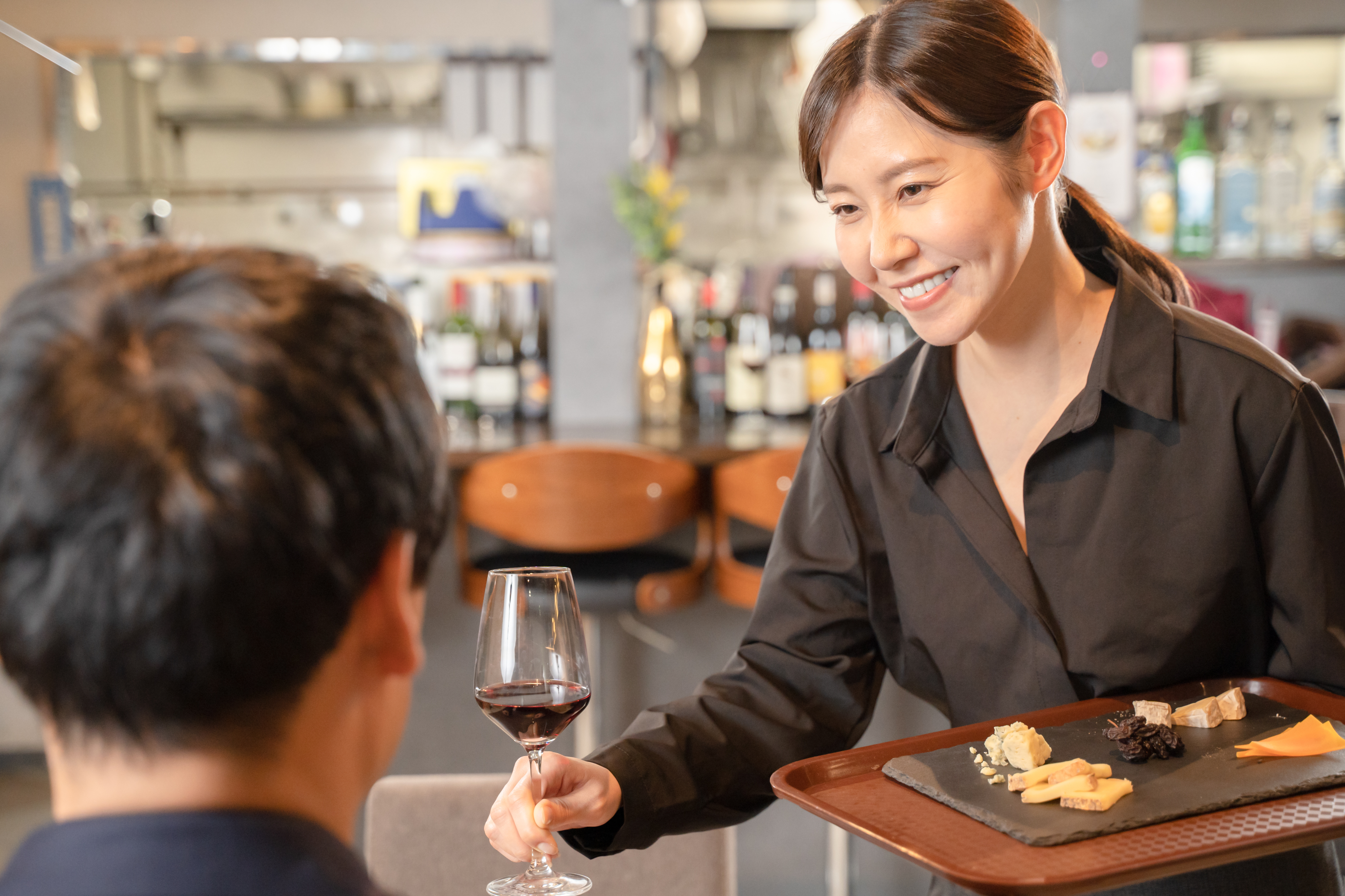 新規開業した飲食店の店内